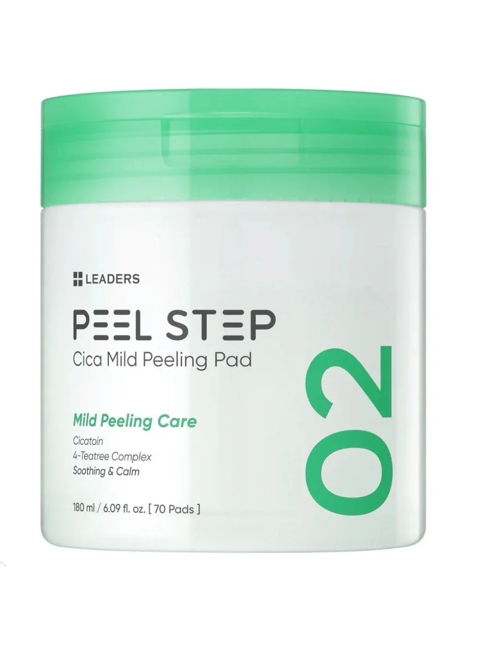 Leaders Peel Step Cica Mild Peeling Pad 70 Pads